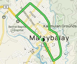 Detailed Road Map of Malaybalay .